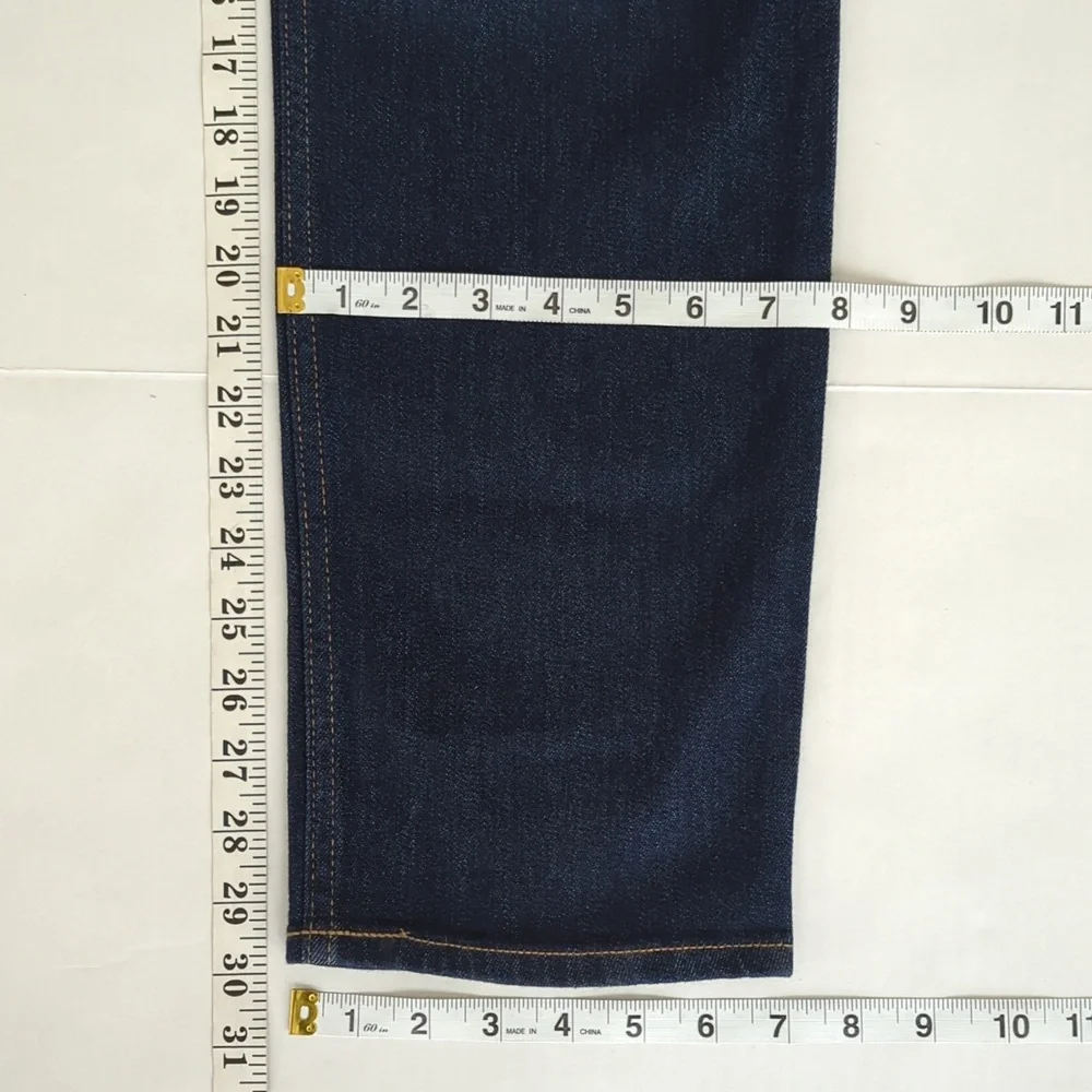NWOT Old Navy High-Rise Wow Straight Denim Mom Jeans 14 Dark Wash Blue Pockets - Picture 13 of 13